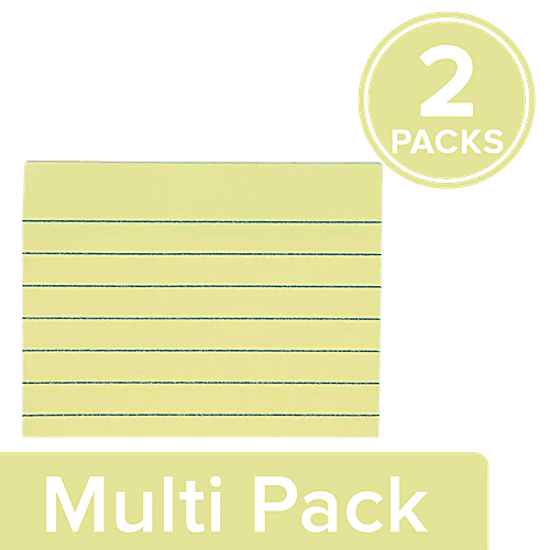 Noted by Post-it® %22Noteworthy%22 Notes, Yellow, Lined, 2.9 in. x 4 in.