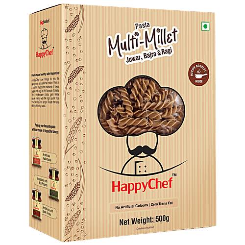 Buy HappyChef Multi-Millet Jowar, Bajra & Ragi Pasta - Spirali Online at  Best Price of Rs 149 - bigbasket