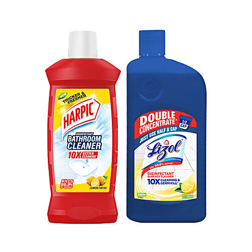 Bathroom Cleaning Item Harpic Lizol, Bottle