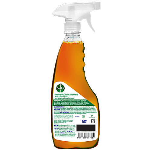 Buy Dettol Antibacterial Surface Disinfectant Spray Sanitizer Online at ...