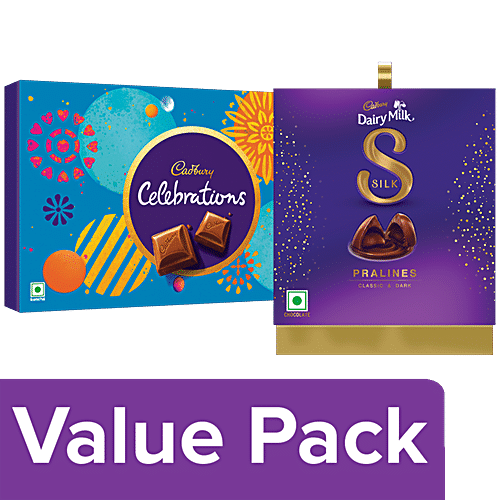 Buy Cadbury Dairy Milk Silk Gift Pack - Pralines Chocolate 176 g ...