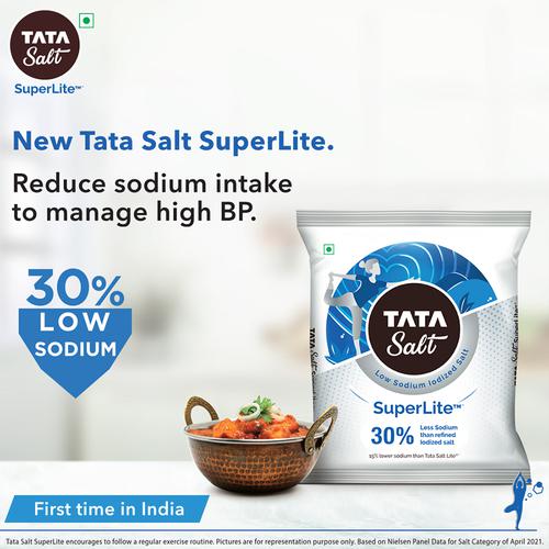 Powder TATA Salt Lite Low Sodium, Packaging Type: Packet, Packaging Size:  1Kg