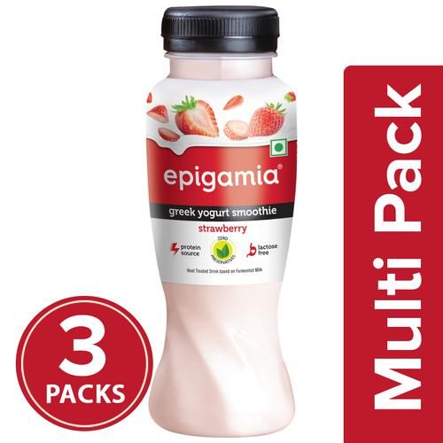 Buy Epigamia Greek Yogurt Smoothie - Strawberry Online at Best Price of Rs  70 - bigbasket