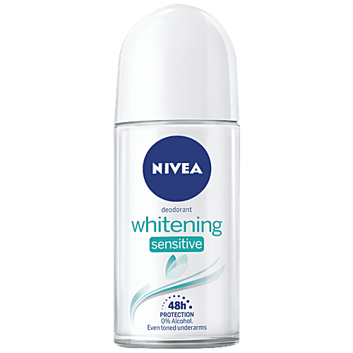 NIVEA Roll On Deodorant Whitening Sensitive Whitening Smooth Skin Women 50ml each Combo