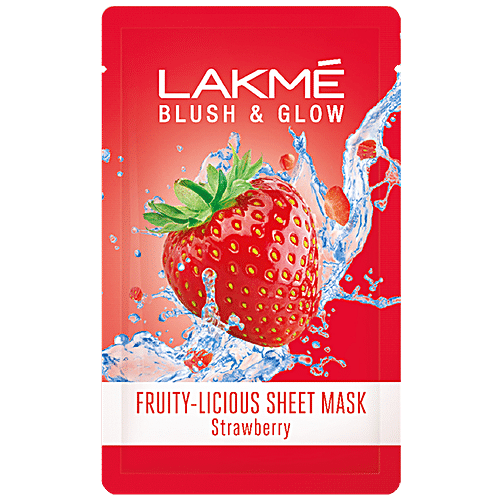 strawberry face sheet mask