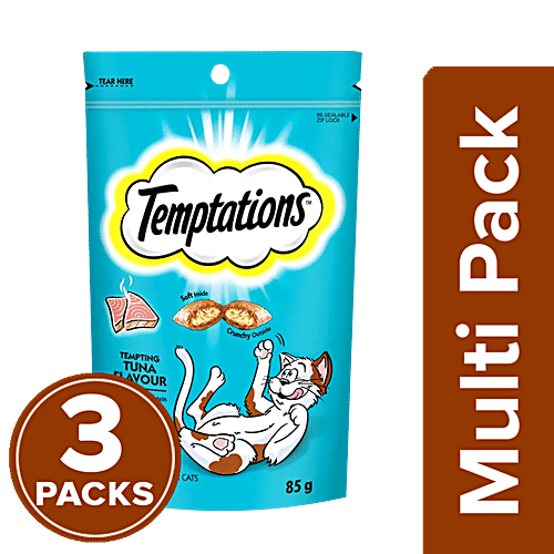 Buy Temptations Cat Treat Tempting Tuna Flavour Online at Best