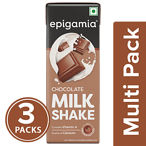 Buy Epigamia Origins Chocolate Milkshake - Contains Vitamin A