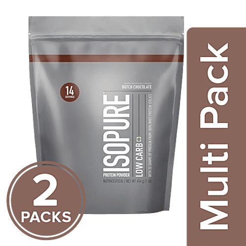 Buy Isopure Low Carbs 100% Whey Protein Isolate Powder - Dutch ...