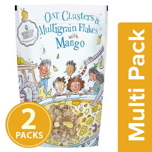Clusters & Flakes Breakfast Cereal with Real Fruit: Variety Pack of 4 –  Wingreens Harvest