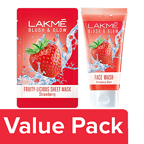 lakme strawberry face pack