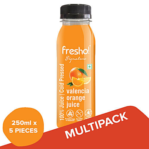 Buy Fresho Signature Valencia Orange Juice Cold Pressed No Added Sugar Preservative Free 0075