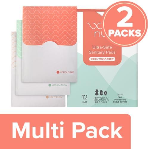 Buy Nua Ultra Thin Rash-Free Pads- Assorted Pack, With Disposal Covers  Online at Best Price of Rs 198 - bigbasket