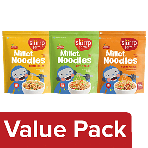 Buy Slurrp Farm Foxtail Millet Noodles Little Millet Noodles Millet Noodles Online At Best