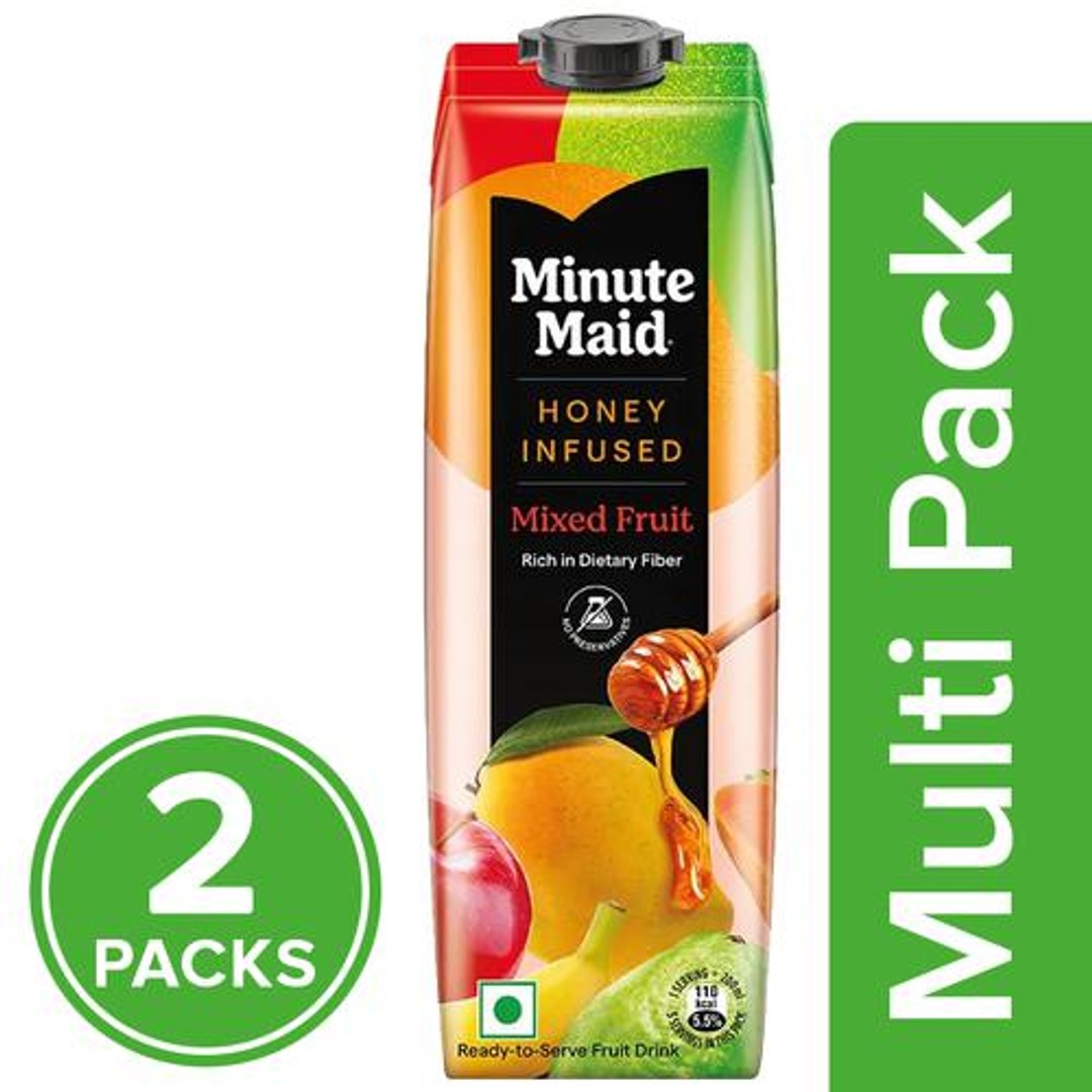 Buy Minute Maid Mixed Fruit Juice - Honey Infused, Ready To Serve ...