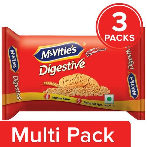 Mcvitie'S Digestive High Fibre Biscuits With Goodness Of