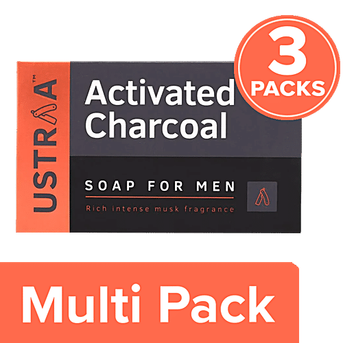 Buy Ustraa Deo Soap For Men With Activated Charcoal Online At Best Price Of Rs Bigbasket