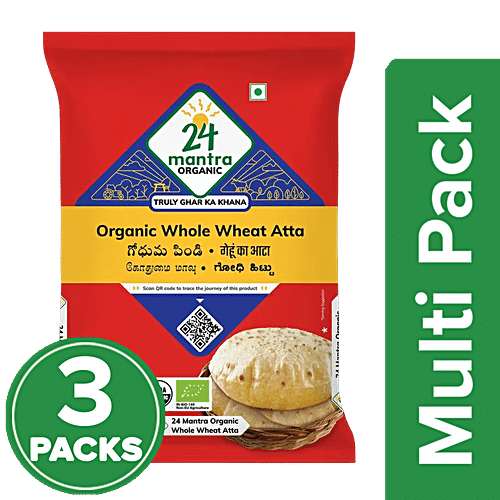 Buy 24 Mantra Organic Whole Wheat Atta Online At Best Price Of Rs 1050