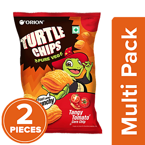 Buy Orion Tangy Tomato Corn Turtle Chips Online at Best Price of Rs 28 ...