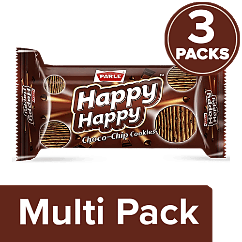 Buy Parle Happy Happy Choco-Chip Cookies - Baked & Topped With Choco ...