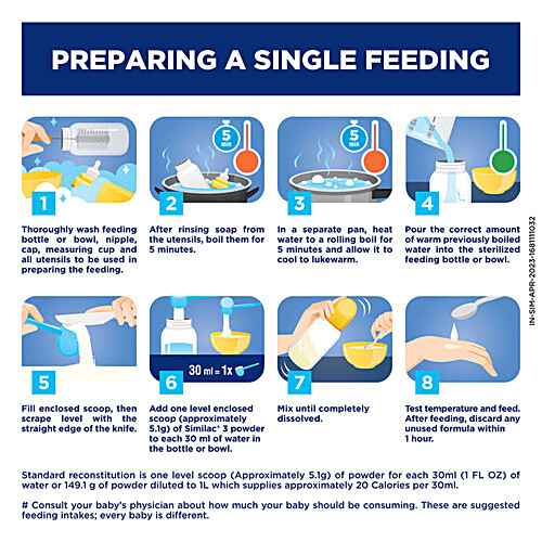 How to prepare similac clearance formula