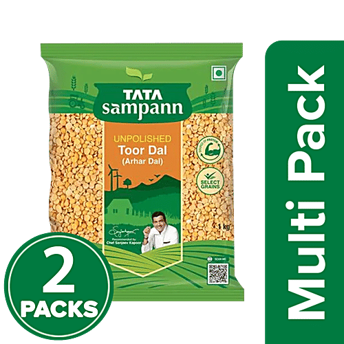 Buy Tata Sampann Unpolished Toor Dal/Arhar Dal Online at Best Price of ...