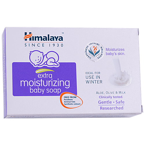 Buy Himalaya Baby Soap Extra Moisturizing 125 Gm Online at the Best ...