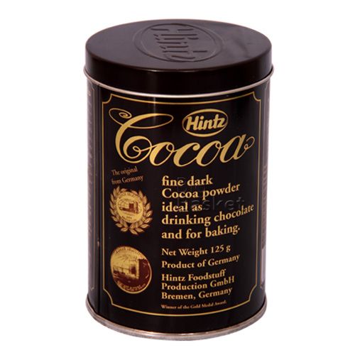 Buy Hintz Cacao Fine Dark Cocoa Powder 125 Gm Tin Online at the Best Price  of Rs 495 - bigbasket