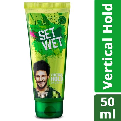 Buy Set Wet Style Hair Gel Vertical Hold 50 Ml Tube Online At Best