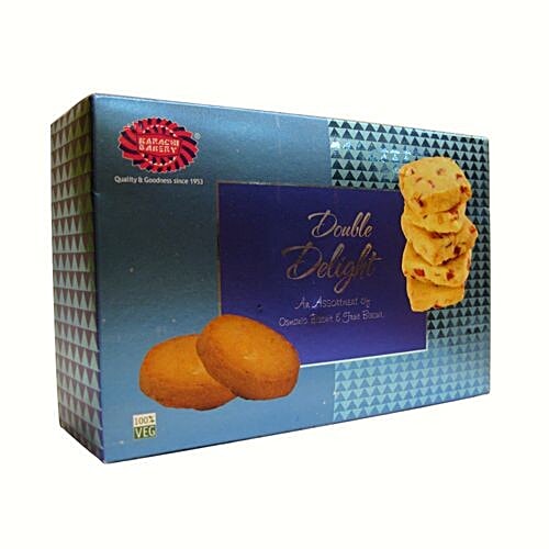 Karachi Bakery Double Delight Fruit Biscuit With Osmania,, 41% OFF