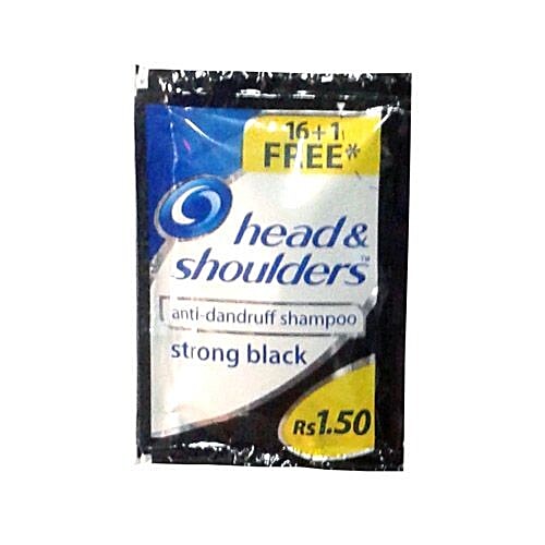 Head & Shoulder Anti Dandruff Shampoo - Strong Black, 5 ml Pouch