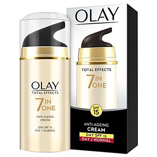 Buy Olay Total Effect 7 In 1 - Anti Ageing, Day Cream Normal Spf 15 20 ...