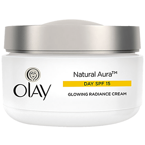 olay natural white glowing fairness cream day spf 24 50g