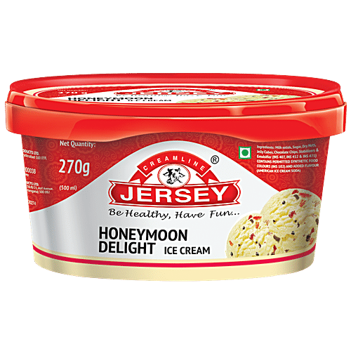 Buy Jersey Ice Cream Honeymoon Delight 500 Ml Tub Online at the Best