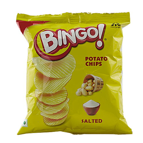 Buy Bingo Yumitos Potato Chips Premium Salted 12 Gm Pouch Online at the Best Price of Rs 5