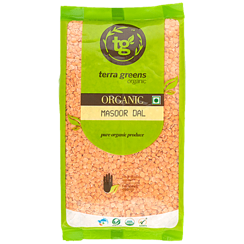 Buy Terra Greens Organic Masoor Dal 500 Gm Online at the Best Price of ...