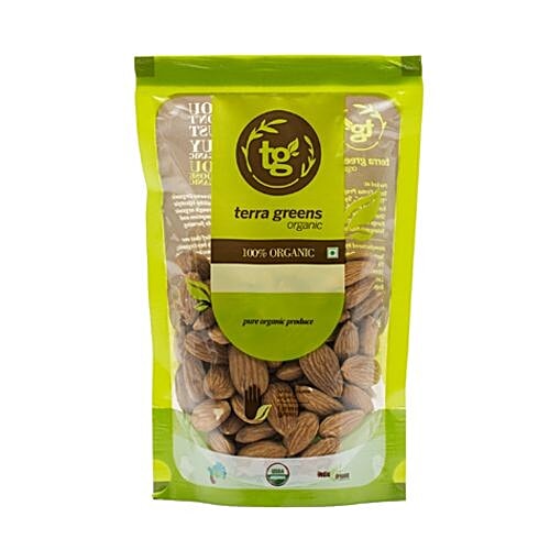 Buy Terra Greens Organic Almonds 100 Gm Online at the Best Price of Rs ...