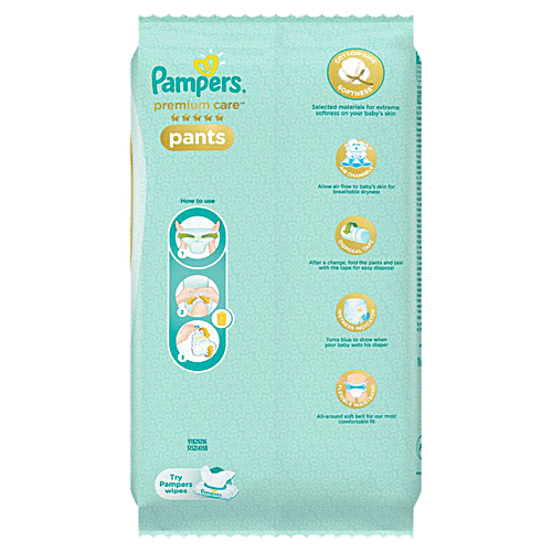 Buy Pampers Premium Care Large - 2 Diaper Pants Online at Best