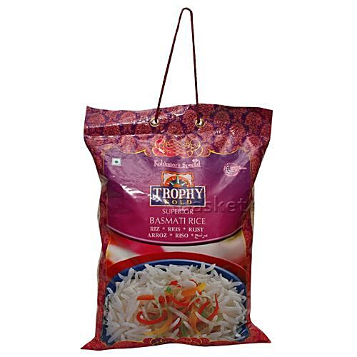 Kohinoor Basmati Rice - Special Trophy Gold 5 kg Bag: Buy ...