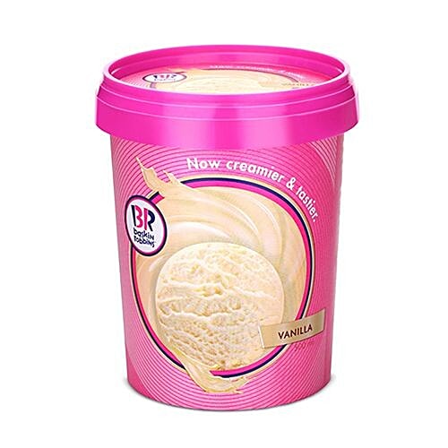 Buy Baskin Robbins Ice Cream Vanilla 500 Ml Tub Online At Best Price Bigbasket