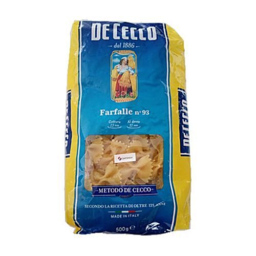 Buy De Cecco Pasta Farfalle N93 500 Gm Pouch Online At Best Price of Rs  null - bigbasket