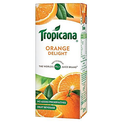 Buy Tropicana Fruit Juice Delight Orange 200 Ml Tetra Online At Best