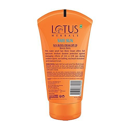 lotus cream sunscreen