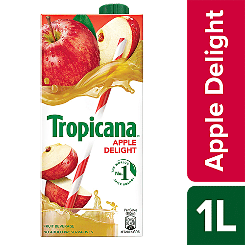 Tropicana Delight Fruit Juice Apple 1 L