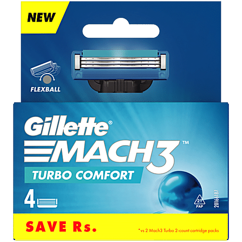 Gillette Mach3 3-Blade Razor Blade Refills