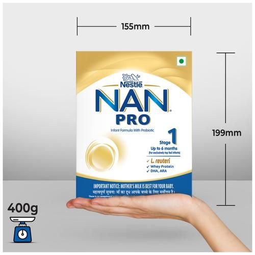 Buy Nestle Nan Excella Pro 1 - Infant Formula 0 To 6 Months 400 gm Online  at Best Price. of Rs 940 - bigbasket