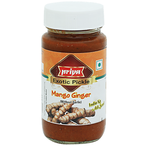 Buy Priya Pickle Mango Ginger Without Garlic 300 Gm Bottle Online At Best Price Of Rs 110