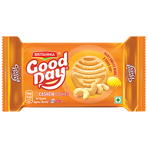 Buy Britannia Good Day Cookies Rich Cashew 200 Gm Pouch Online At