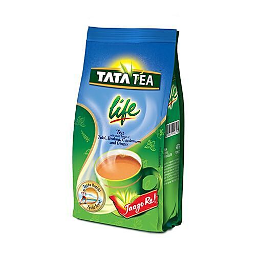 Buy Tata Tea Life Tulsi Brahmi Cardamom Ginger 250 Gm Pouch Online