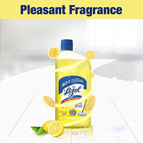 Buy Lizol Disinfectant Floor Cleaner, Citrus 975 ml + Kitchen Power Cleaner  Liquid Spray 450 ml Online at Best Price of Rs 299.19 - bigbasket