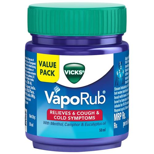 Buy Vicks Vaporub - Super Saver Pack 50 ml Bottle Online at Best Price ...